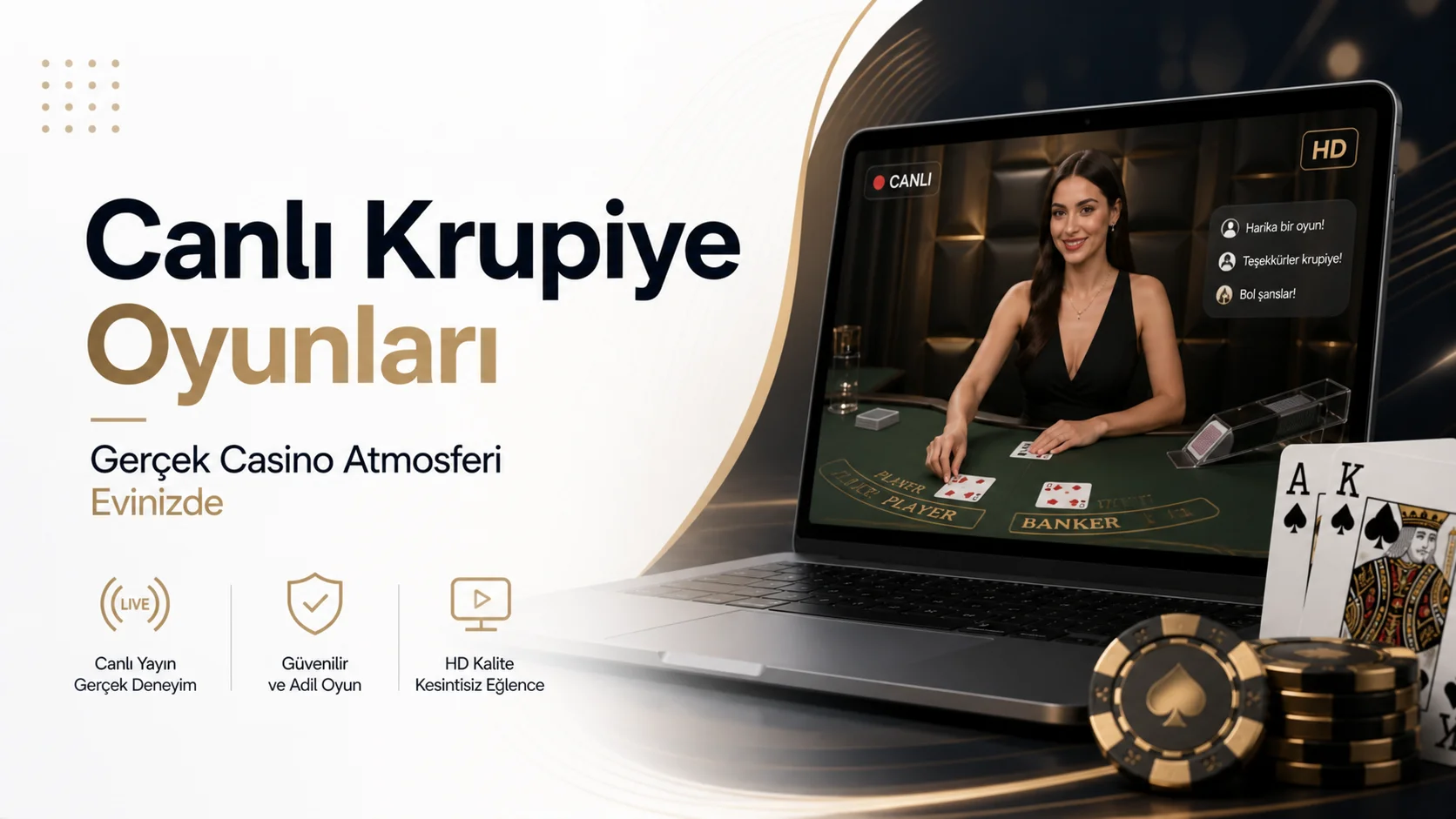 Canlı Krupiye Oyunları Gerçek Casino Atmosferi Evinizde